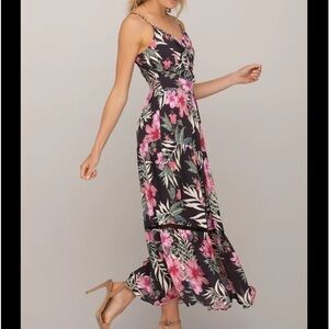 Miss Me Living in Love Floral Dress M